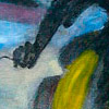 D�vka s my��, 150x140 cm, olej na pl�tn�, 2010