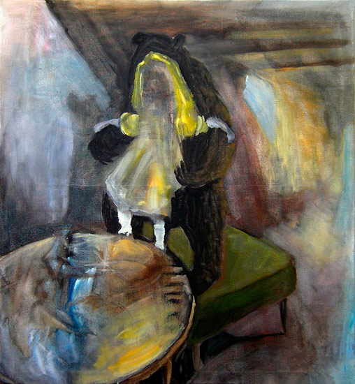 D�tsk� hra, 130x120 cm, olej na pl�tn�, 2010